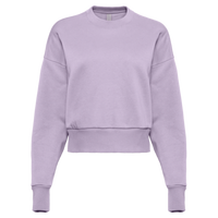 Next Level Apparel Women's Heavyweight Crewneck Sweatshirt, Lavender, Front view
