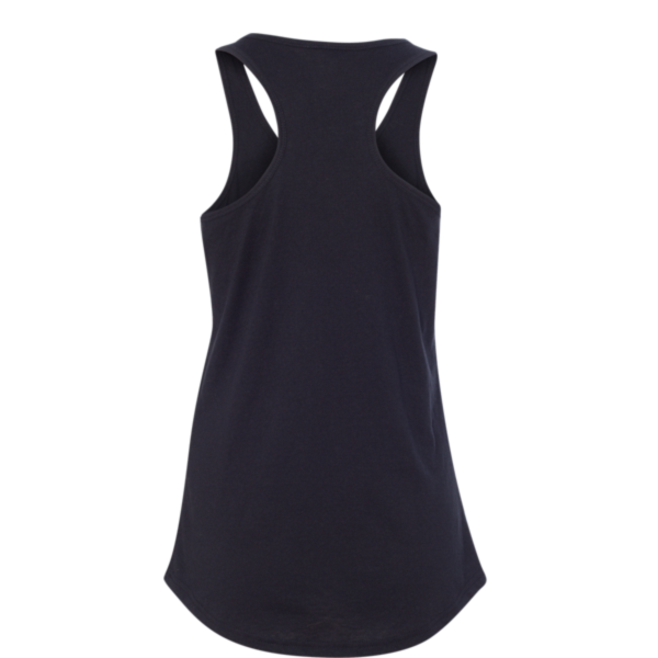 Next Level Apparel Women's Ideal Racerback Tank, Black, Back view