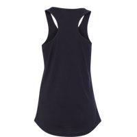 Next Level Apparel Women's Ideal Racerback Tank, Black, Back view