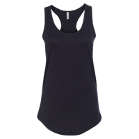 Next Level Apparel Women's Ideal Racerback Tank, Black, Front view
