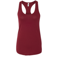 Next Level Apparel Women's Ideal Racerback Tank, Cardinal, Front view