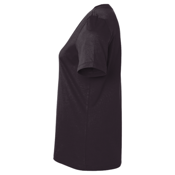 Next Level Apparel Women's Ideal V-Neck T-Shirt, Black, Left Sleeve view