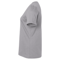 Next Level Apparel Women's Ideal V-Neck T-Shirt, Heather Grey, Left Sleeve view