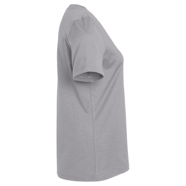 Next Level Apparel Women's Ideal V-Neck T-Shirt, Heather Grey, Right Sleeve view
