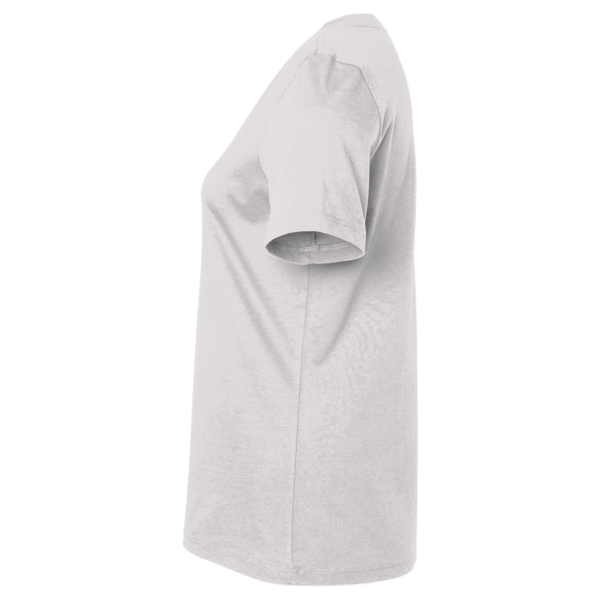 Next Level Apparel Women's Ideal V-Neck T-Shirt, White, Left Sleeve view