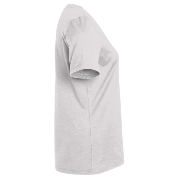 Next Level Apparel Women's Ideal V-Neck T-Shirt, White, Right Sleeve view