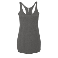 Next Level Apparel Women’s Triblend Racerback Tank, Premium Heather, Front view