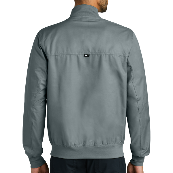 Nike Bomber Jacket, Cool Grey, Back view
