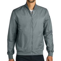Nike Bomber Jacket, Cool Grey, Front view
