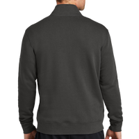 Nike Club Fleece Sleeve Swoosh 1/2 Zip, Anthracite, Back view
