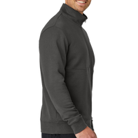 Nike Club Fleece Sleeve Swoosh 1/2 Zip, Anthracite, Right Sleeve view