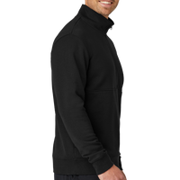 Nike Club Fleece Sleeve Swoosh 1/2 Zip, Black, Right Sleeve view