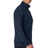 Nike Club Fleece Sleeve Swoosh 1/2 Zip, Midnight Navy, Right Sleeve view