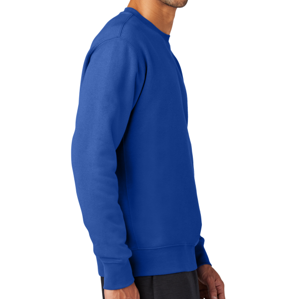 Nike Club Fleece Sleeve Swoosh Crew, Game Royal, Right Sleeve view
