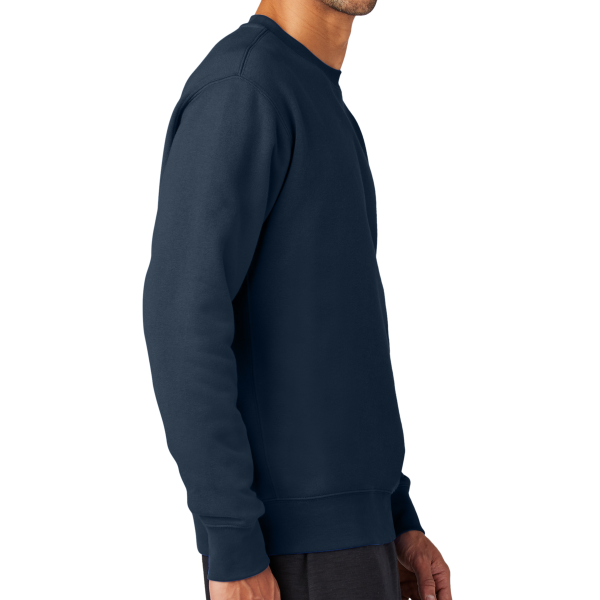Nike Club Fleece Sleeve Swoosh Crew, Midnight Navy, Right Sleeve view