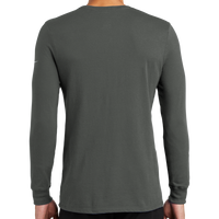 Nike Dri FIT Cotton/Poly Long Sleeve Tee, Anthracite, Back view