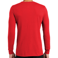 Nike Dri FIT Cotton/Poly Long Sleeve Tee, University Red, Back view