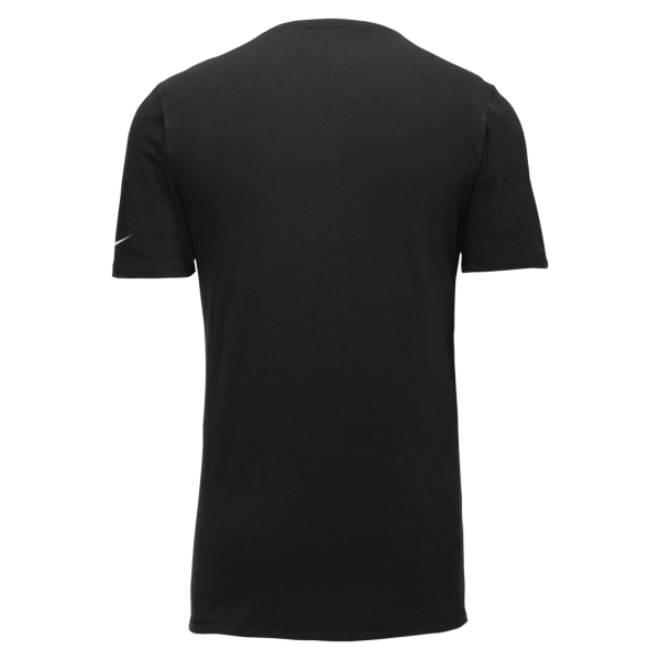 Nike Dri FIT Cotton/Poly Tee, Black, Back view
