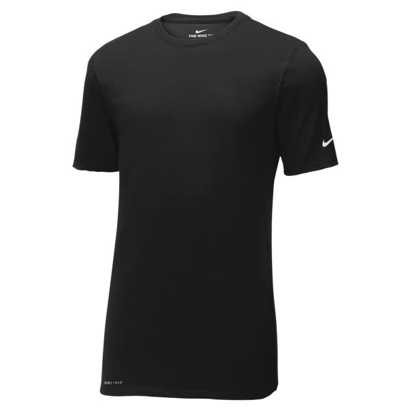 Nike Dri FIT Cotton/Poly Tee, Black, Front view