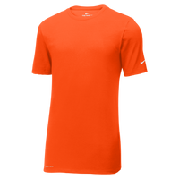 Nike Dri FIT Cotton/Poly Tee, Brilliant Orange, Front view