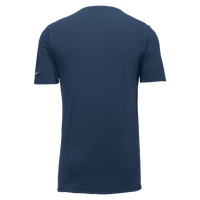 Nike Dri FIT Cotton/Poly Tee, College Navy, Back view