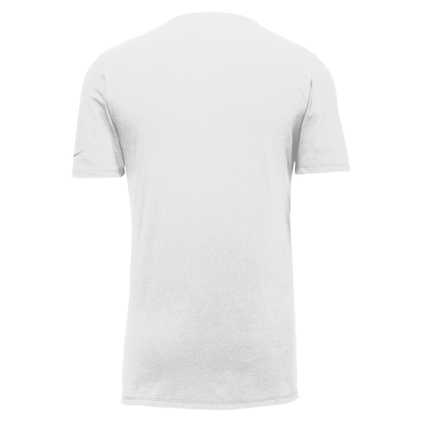 Nike Dri FIT Cotton/Poly Tee, White, Back view