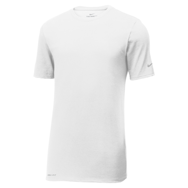 Nike Dri FIT Cotton/Poly Tee, White, Front view