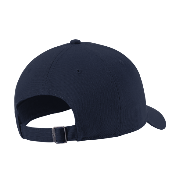 Nike Heritage Cotton Twill Cap, College Navy, Back view