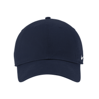 Nike Heritage Cotton Twill Cap, College Navy, Front view