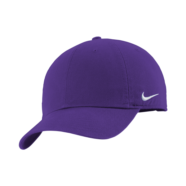 Nike Heritage Cotton Twill Cap, Court Purple, Left Side view