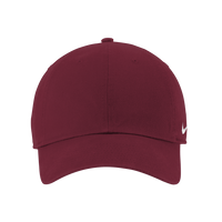 Nike Heritage Cotton Twill Cap, Deep Maroon, Front view
