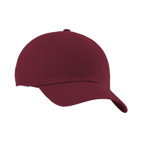 Nike Heritage Cotton Twill Cap, Deep Maroon, Right Side view