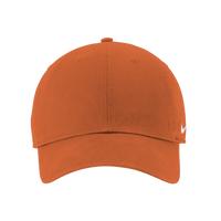 Nike Heritage Cotton Twill Cap, Desert Orange, Front view