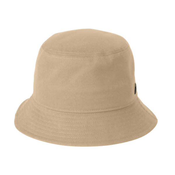 Nike Swoosh Bucket Hat, Khaki, Front view