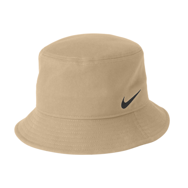 Nike Swoosh Bucket Hat, Khaki, Left Side view