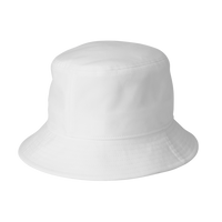 Nike Swoosh Bucket Hat, White, Back view