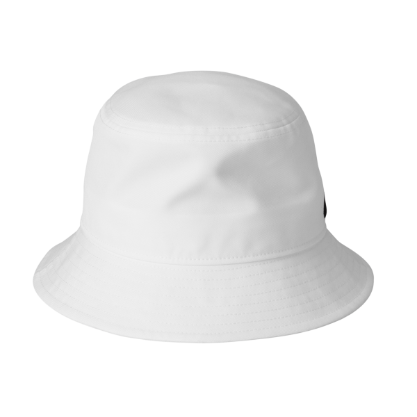 Nike Swoosh Bucket Hat, White, Front view