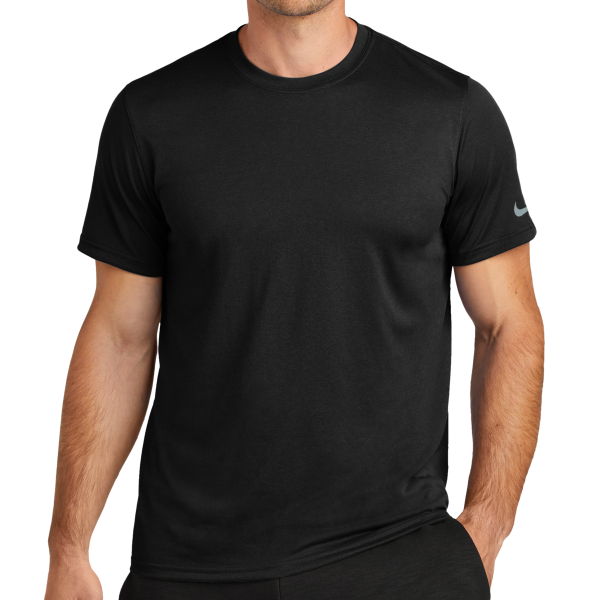 Nike Swoosh Sleeve rLegend Tee, Black, Front view