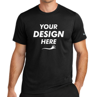 Nike Swoosh Sleeve rLegend Tee, Black, Front view, Mockup