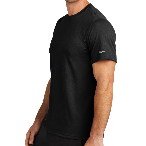 Nike Swoosh Sleeve rLegend Tee, Black, Left Sleeve view