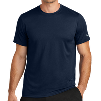 Nike Swoosh Sleeve rLegend Tee, College Navy, Front view