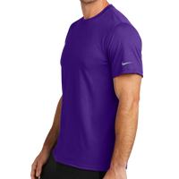 Nike Swoosh Sleeve rLegend Tee, Court Purple, Left Sleeve view