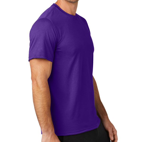 Nike Swoosh Sleeve rLegend Tee, Court Purple, Right Sleeve view