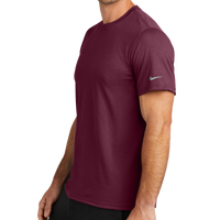 Nike Swoosh Sleeve rLegend Tee, Deep Maroon, Left Sleeve view