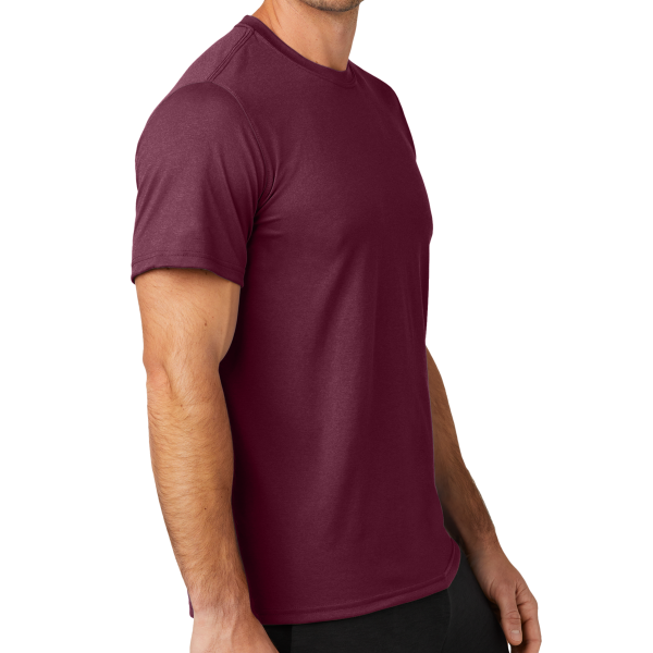 Nike Swoosh Sleeve rLegend Tee, Deep Maroon, Right Sleeve view