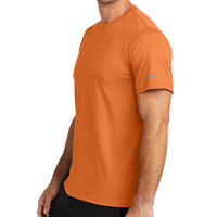 Nike Swoosh Sleeve rLegend Tee, Desert Orange, Left Sleeve view