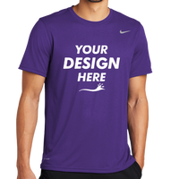 Nike Team rLegend Tee, Court Purple, Front view, Mockup