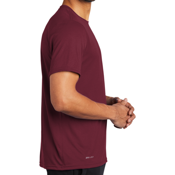 Nike Team rLegend Tee, Deep Maroon, Right Sleeve view