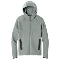 Nike Tech Fleece Full Zip Hoodie, Dark Grey Heather, Front view