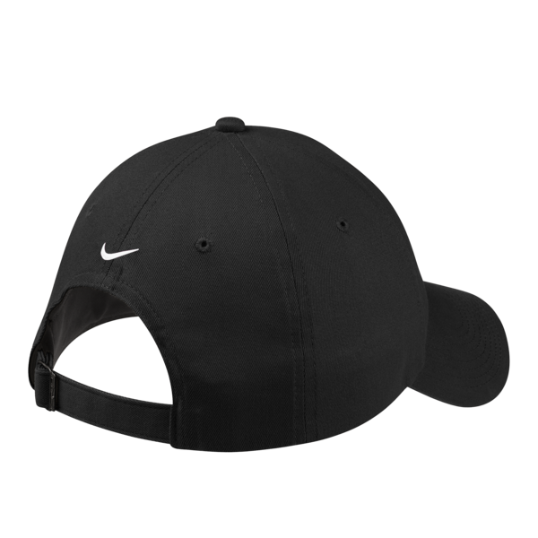Nike Unstructured Cotton/Poly Twill Cap, Black, Back view